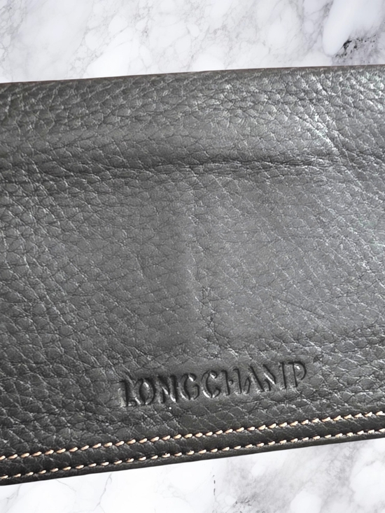 Longchamp Handbags - Longchamp Black Vintage Leather Wallet - Le Pliage